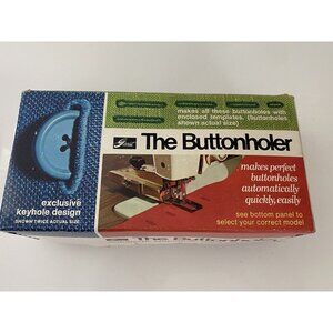 GREIST # 5 The Buttonholer Button Hole Attachment‎ Singer Slant Keyhole Design